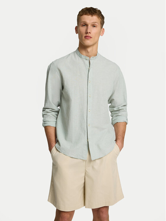 Selected Homme Selected Homme Cămașă 16079054 Verde Regular Fit