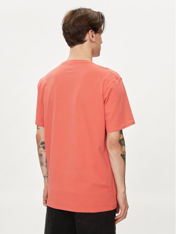 Wrangler Wrangler T-shirt Sign Off 112350437 Crvena Regular Fit