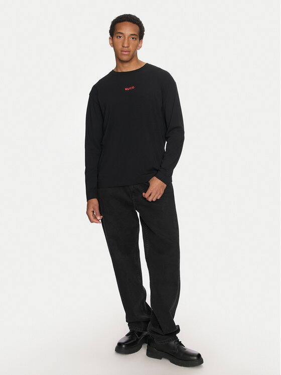 HUGO Hugo Longsleeve 50522302 Nero Regular Fit