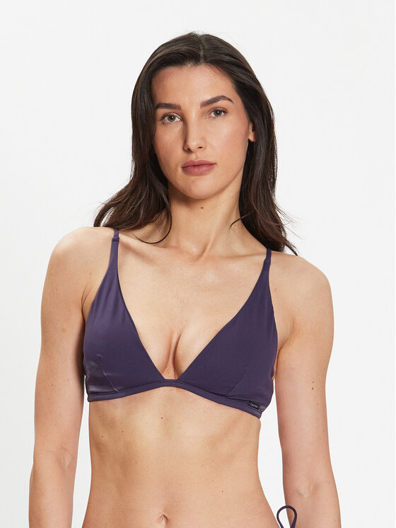 Calvin Klein Swimwear Bikini augšdaļa KW0KW02041 Violets