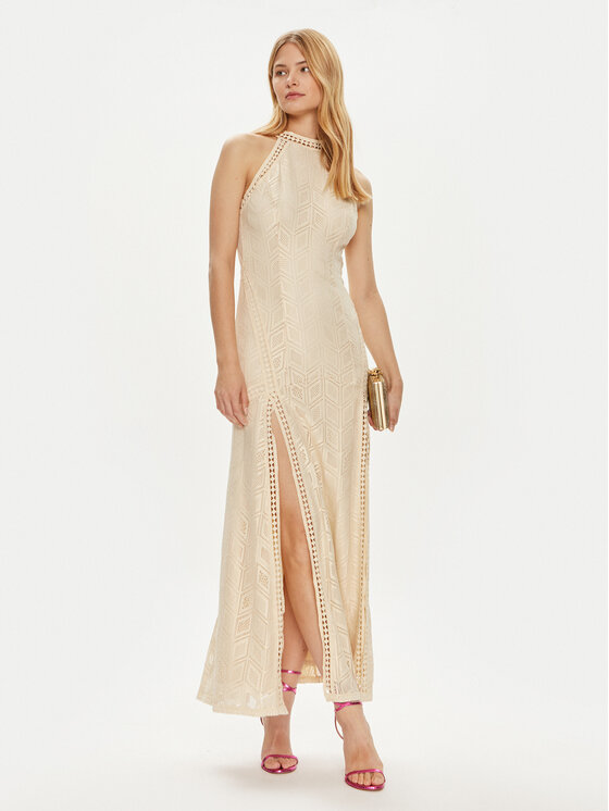 Guess Guess Abendkleid W2YK96 K3I20 Beige Regular Fit