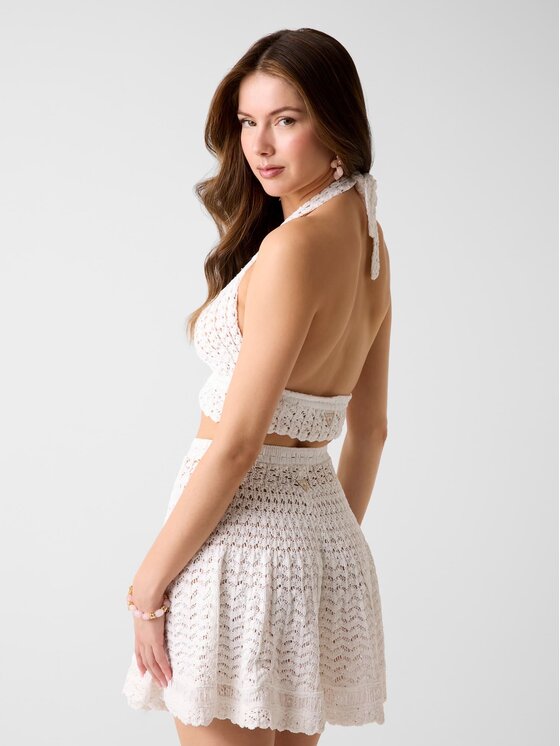 Guess Guess Top 182575 Biały Classic Fit