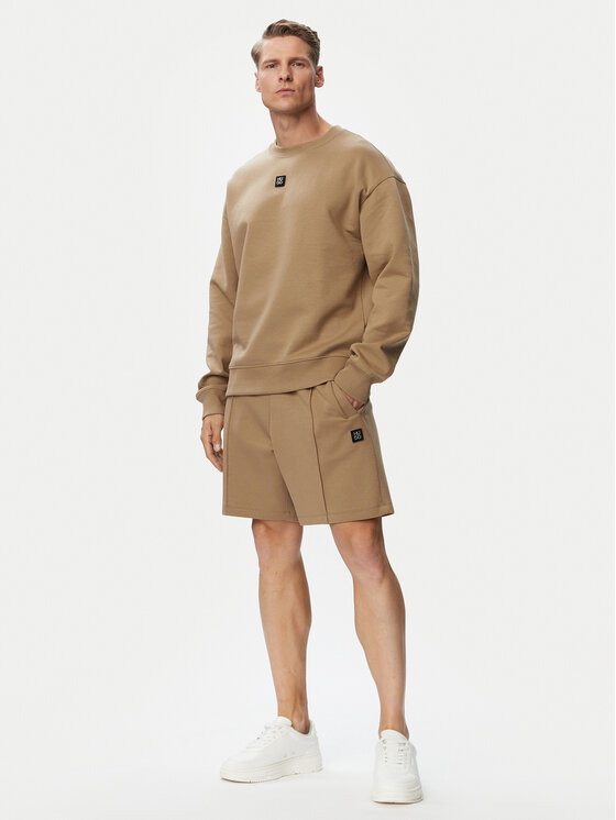 HUGO HUGO Sweatshirt Dettil 50533689 Beige Relaxed Fit