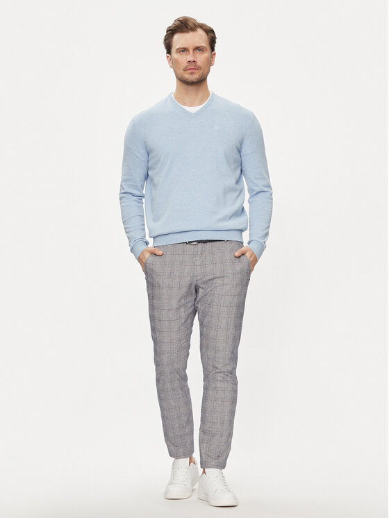 Bugatti Bugatti Pullover 7300 95510 Himmelblau Regular Fit