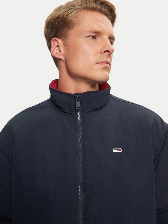Tommy Jeans Tommy Jeans Kevad-sügis jope Essential DM0DM19661 Tumesinine Relaxed Fit