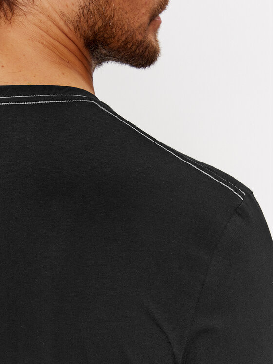 Gant Gant T-Shirt Reg Archive Shield Emb Ss 2067004 Czarny Regular Fit