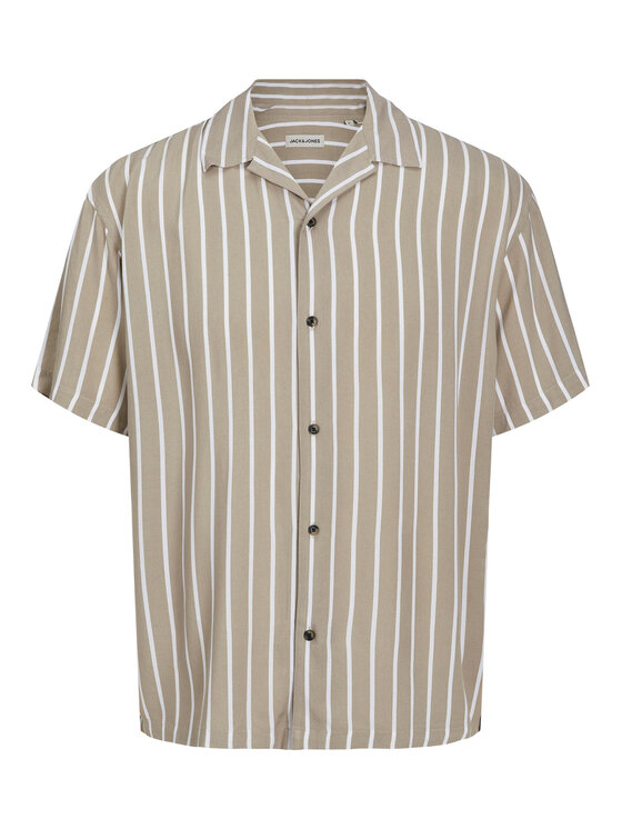 Jack & Jones Jack & Jones Риза Jeff 12220423 Бежов Relaxed Fit