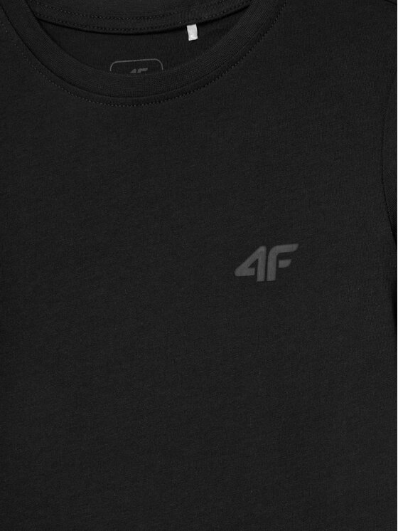 4F 4F Majica 4FJWMM00TTSHM1626 Črna Regular Fit