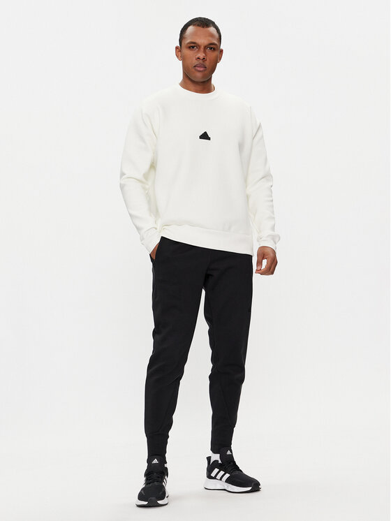 adidas adidas Majica dugih rukava Z.N.E. Premium IN1845 Bijela Loose Fit
