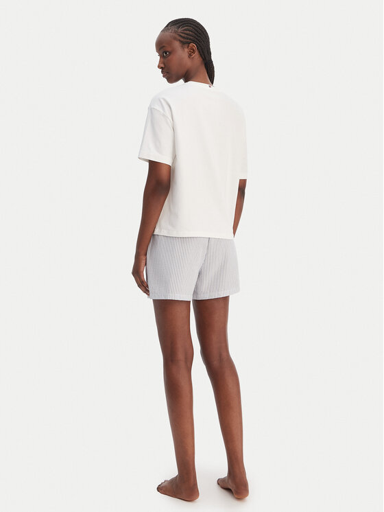 Tommy Hilfiger Tommy Hilfiger Pyžamo UW0UW06306 Biela Regular Fit