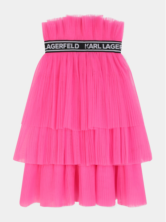 Karl Lagerfeld Kids Karl Lagerfeld Kids Sijonas Z30093 D Rožinė Regular Fit