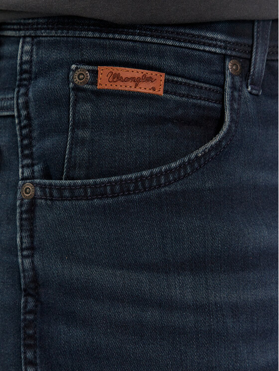 Wrangler Wrangler Дънки Texas 112352716 Тъмносин Slim Fit