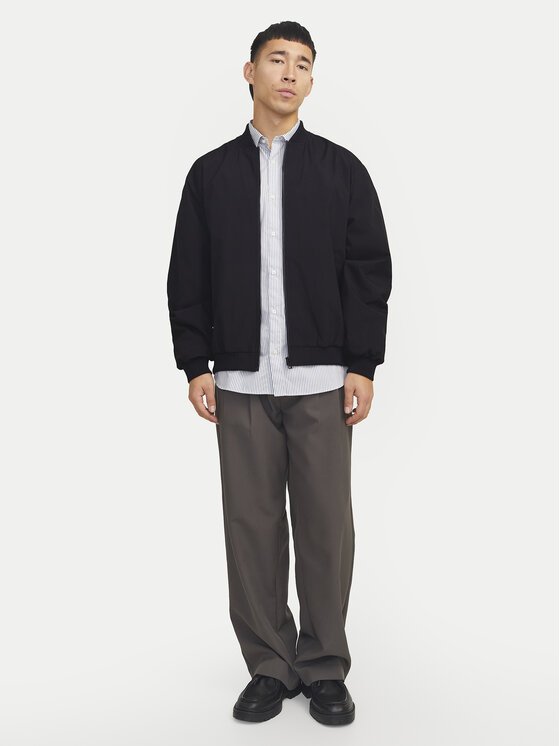 Jack & Jones Jack & Jones Bomber jakna Echarge 12268608 Črna Regular Fit