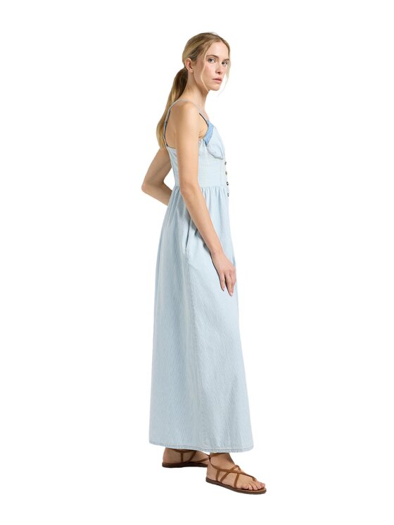 Lee Lee Sukienka jeansowa 112363490 Niebieski Regular Fit