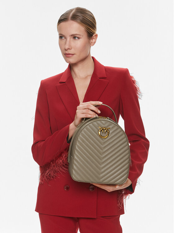 Pinko Rucksack Love Click Classic Backpack PE 24 PLTT 102530 A1J2 Khakifarben