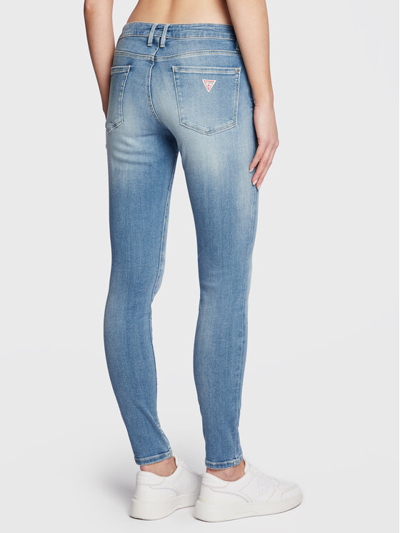Guess Guess Teksad Annette W2YA99 D4Q01 Sinine Skinny Fit