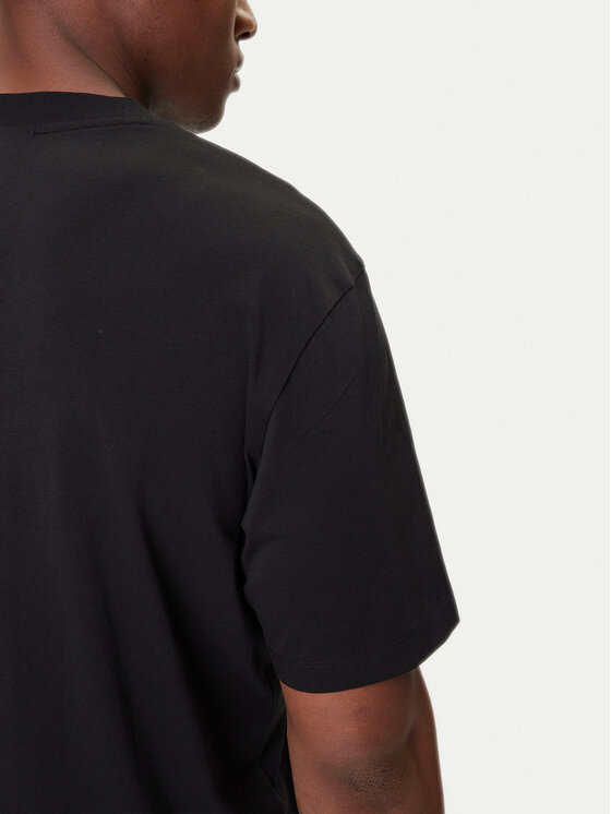 HUGO HUGO Tricou Nurix 50545128 Negru Regular Fit