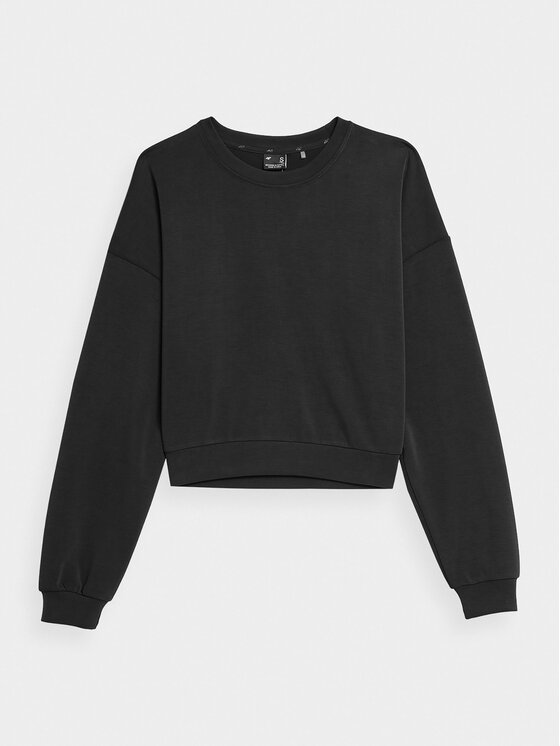 4F 4F Світшот 4FAW23TSWSF701 Чорний Regular Fit