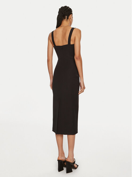 Versace Jeans Couture Versace Jeans Couture Rochie cocktail 77HAO935 Negru Slim Fit