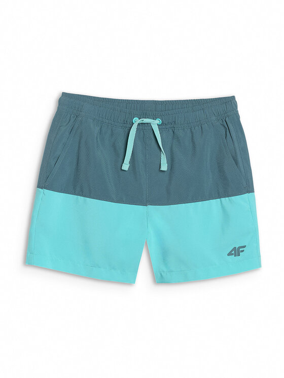 4F 4F Szorty sportowe VIBRANT WARMTH Turkusowy Regular Fit