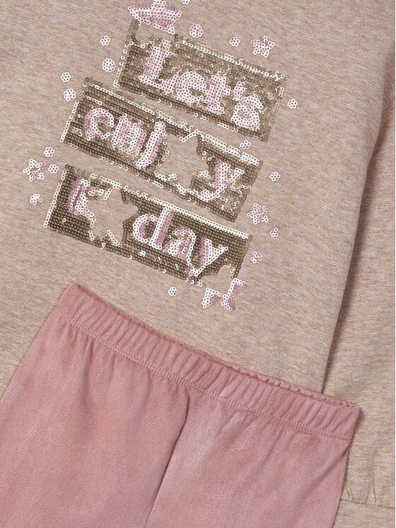 Mayoral Mayoral Set Bluse und Leggings 4709 Braun Regular Fit