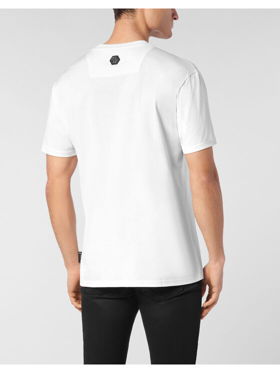 PHILIPP PLEIN PHILIPP PLEIN T-Shirt 23525 Biały Regular Fit