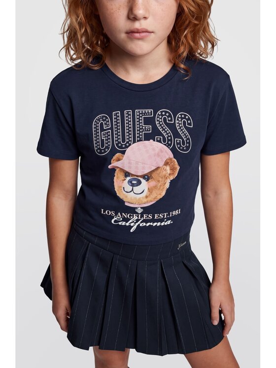 Guess Kids Guess Kids Tank top 184848 Niebieski Classic Fit