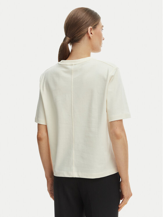 Tommy Hilfiger Tommy Hilfiger Tričko WW0WW49249 Béžová Relaxed Fit