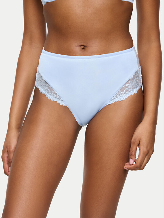 Triumph Triumph Chiloți clasici cu talie înaltă Ladyform Soft Maxi 10210671 Albastru celest