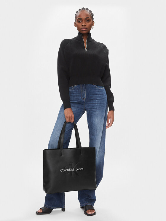 Calvin Klein Jeans Borsetta Sculpted Slim Tote34 Mono K60K610825 Nero