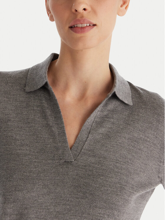 Calvin Klein Calvin Klein Svetr LV044A305G Šedá Regular Fit
