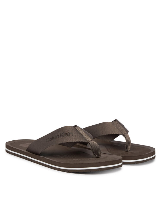 Calvin Klein Calvin Klein Flip flop Logo Webbing Strap HM0HM02106 Maro