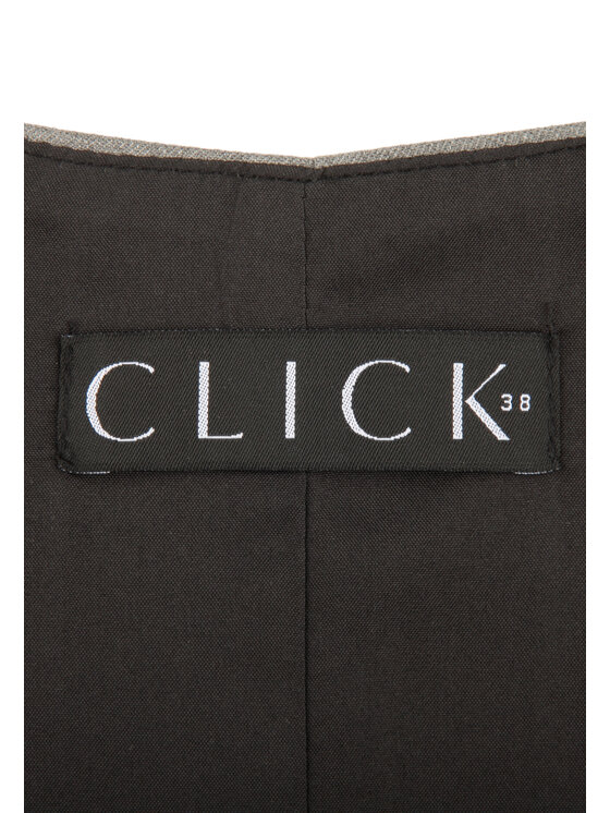 CLICK CLICK Kamizelka 70-985 Szary Comfort Fit
