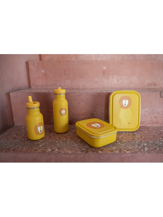 Trixie Baby Trixie Baby Lunchbox Mały stalowy lunch box - Lew Żółty
