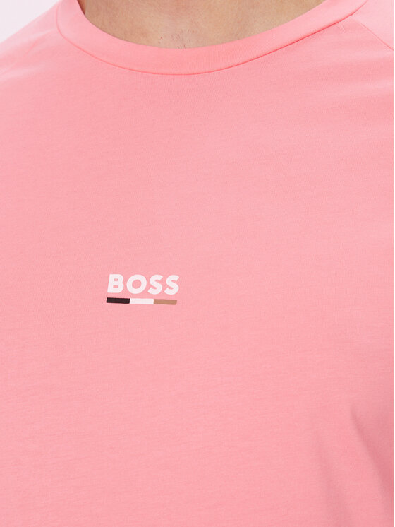 BOSS BOSS Тишърт 50517970 Светлорозов Slim Fit