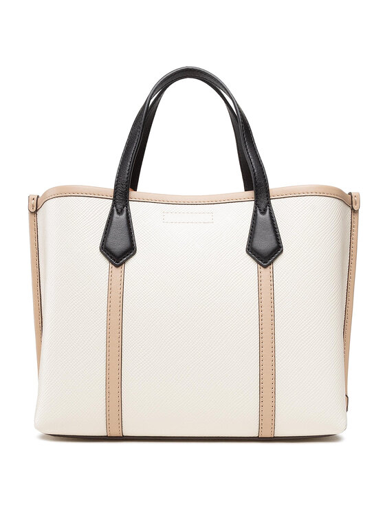 Tory Burch Handtasche Perry Color Block Small Triple Compartment Tote 77011 Beige Modivo
