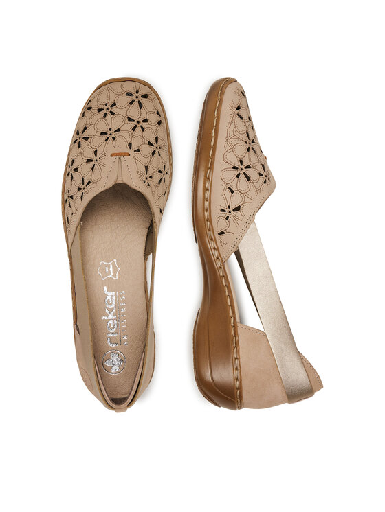 Rieker Rieker Halbschuhe 41356-60 Beige