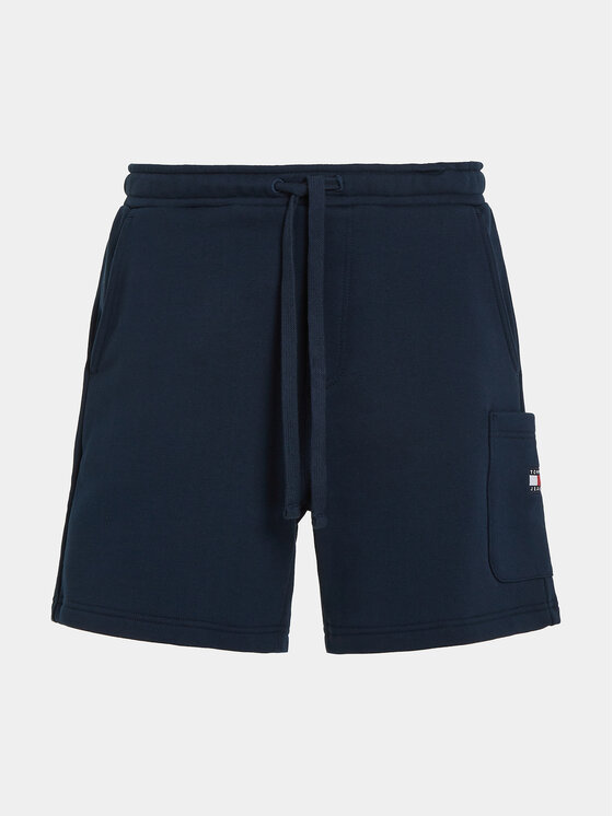 Tommy Jeans Tommy Jeans Sportske kratke hlače Badge DM0DM18479 Tamnoplava Regular Fit