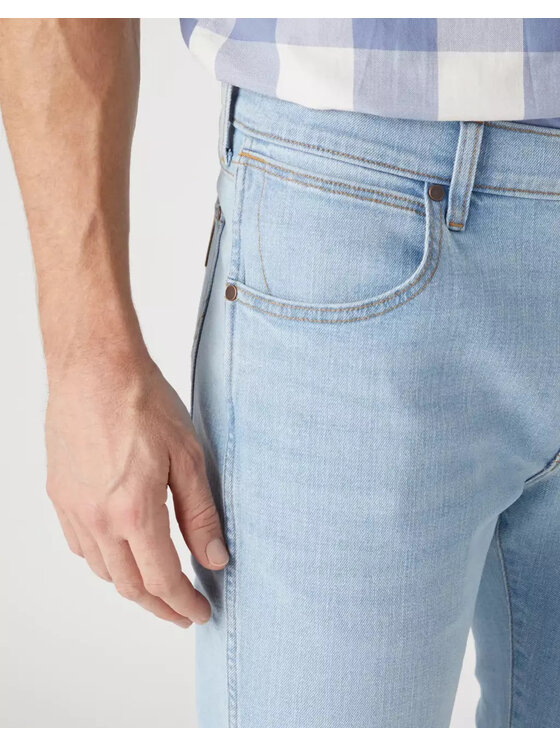 Wrangler Wrangler Jeansy LARSTON Niebieski Slim Fit