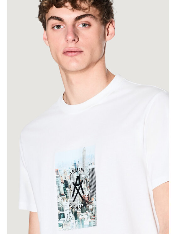 Armani Exchange Armani Exchange T-Shirt XM002214 AF10356 Biały Casual Fit