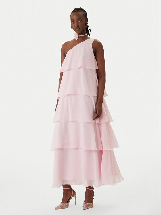 Vero Moda Vero Moda Koktejlové šaty Felicia 10348522 Růžová Regular Fit