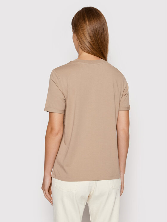 Pieces Pieces T-särk Ria 17086970 Beež Regular Fit