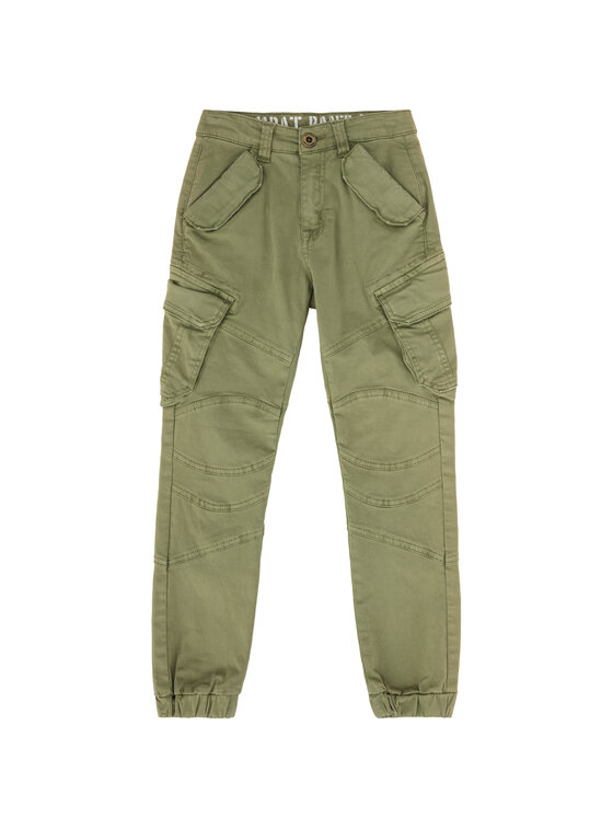 Alpha Industries Alpha Industries Spodnie cargo Combat Light Weight Pant Kids Zielony Regular Fit