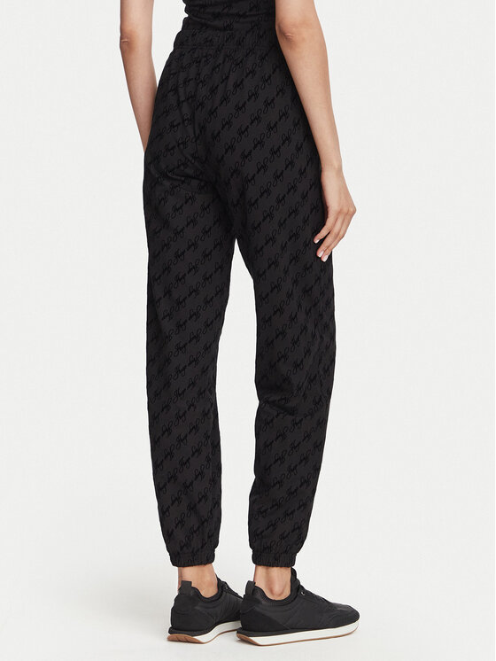 HUGO HUGO Pantaloni da tuta Flokky 50566682 Nero Relaxed Fit