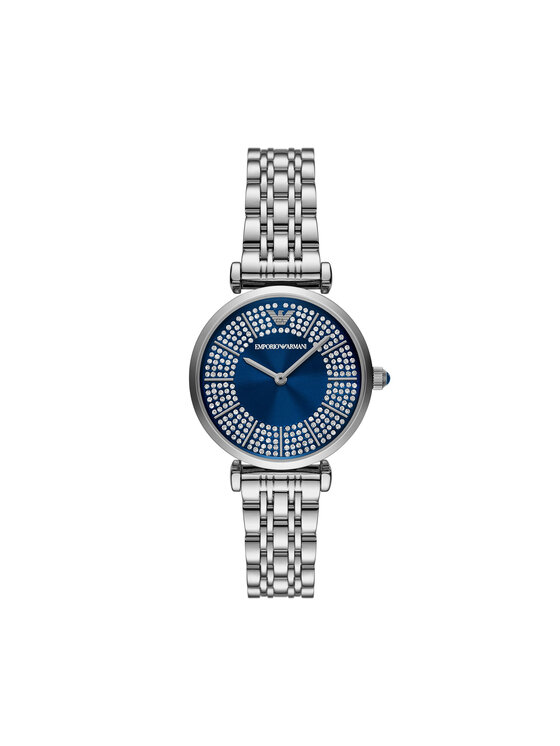 Emporio Armani Emporio Armani Laikrodis Gianni T-Bar AR11627 Sidabrinė