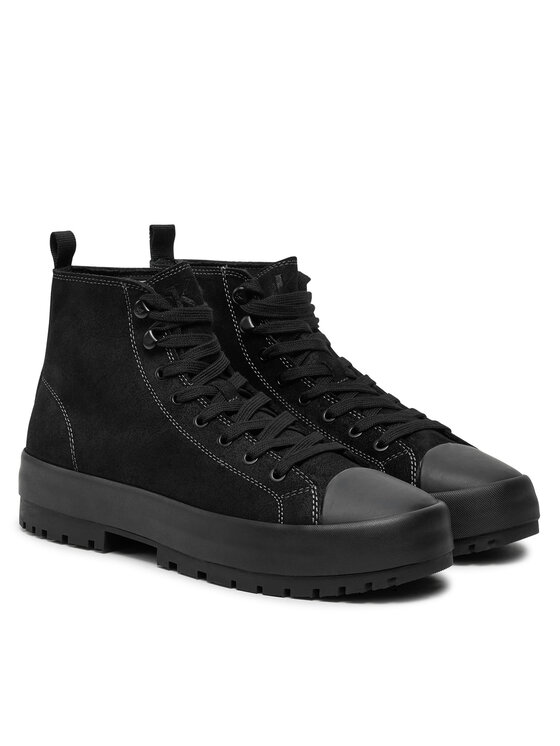 Calvin Klein Jeans Calvin Klein Jeans Trapery Lugged Hybrid High Laceup Auth YM0YM01092 Czarny
