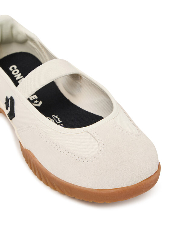 Converse Converse Balerini Run Star Trainer Ballet Flat A16250C Écru