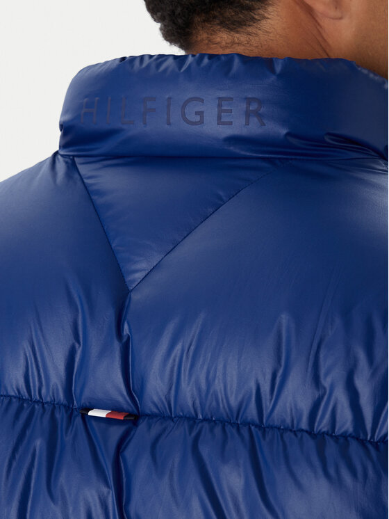 Tommy Hilfiger Tommy Hilfiger Пухено яке MW0MW40617 Син Regular Fit