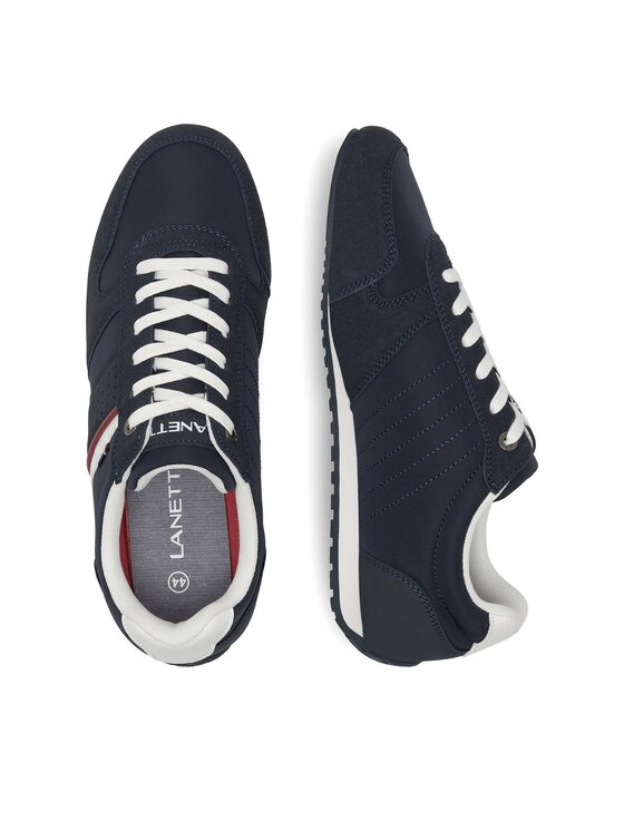 Lanetti Lanetti Sneakersy MP07-01378-01 Granatowy