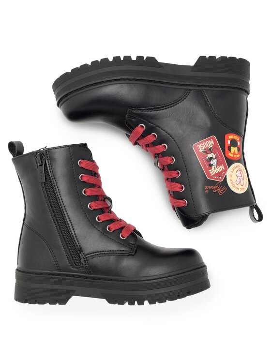 Mickey&Friends Mickey&Friends Schnürstiefeletten AW23-30DSTC Schwarz